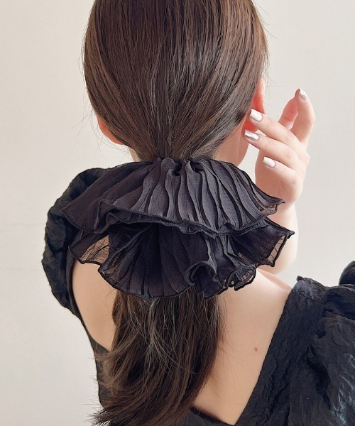 ParAvion シュシュ ビッグフリルシュシュ : ZOZOTOWN Yahoo!店
