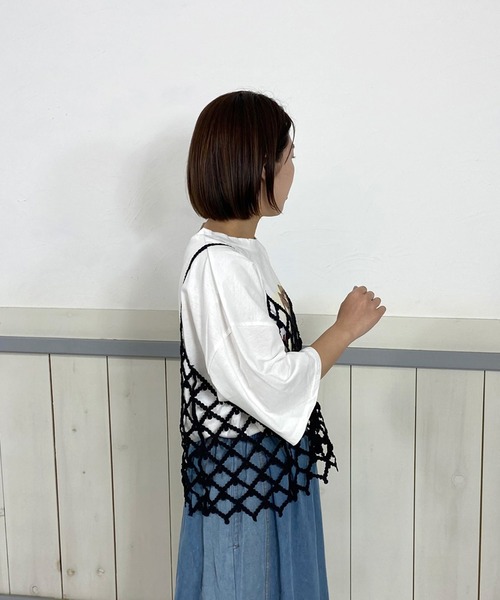 CRB キャミソール クロシェ編キャミソールビスチェ : ZOZOTOWN Yahoo