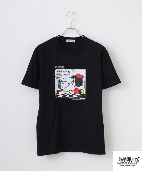 PEANUTS tシャツ プリント＆刺繍半袖Tシャツ メンズ レディース