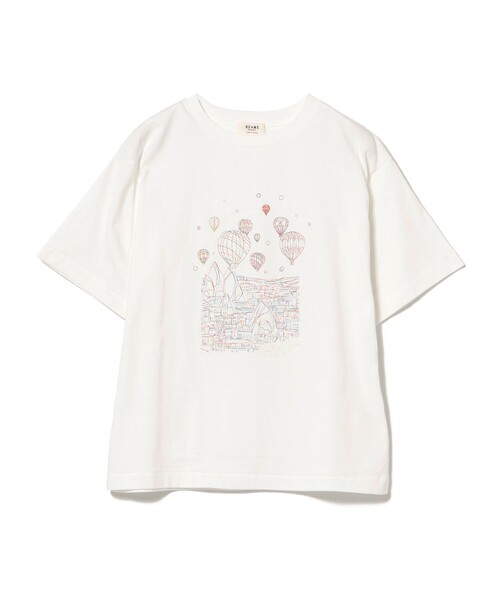 BEAMS HEART tシャツ カラフル プリント Tシャツ レディース