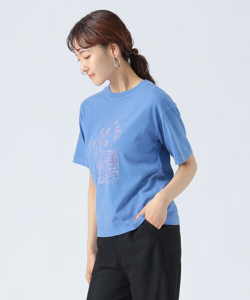 tシャツ ハートｂｏｕｑｕｅｔプリントプルオーバー　Tシャツ・カットソー レディース BEAMS HEART tシャツ カラー BOX プリントTシャツ レディース