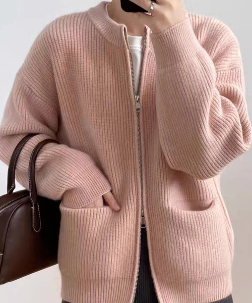 「Amulet」 ニットカーディガン FREE ブラック レディース_画像4