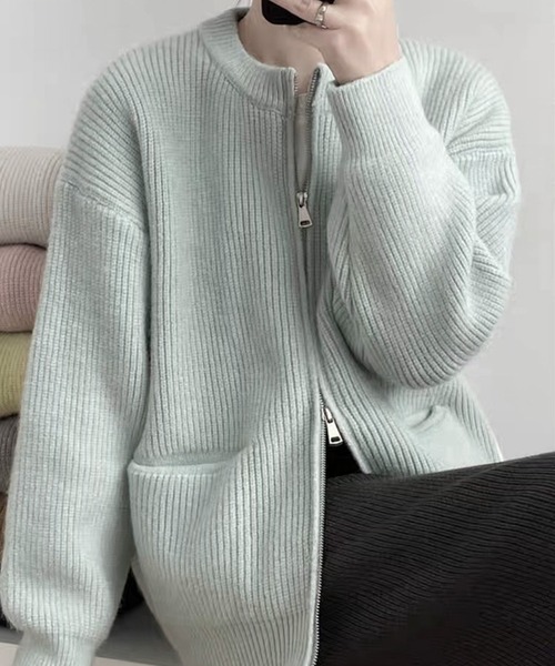 「Amulet」 ニットカーディガン FREE ブラック レディース_画像9