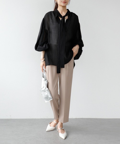 【最終価格】◎シップス　ソリッドタイブラウス 楽天市場】【SALE／40%OFF】*ソリッドタイブラウス◇ SHIPS WOMEN
