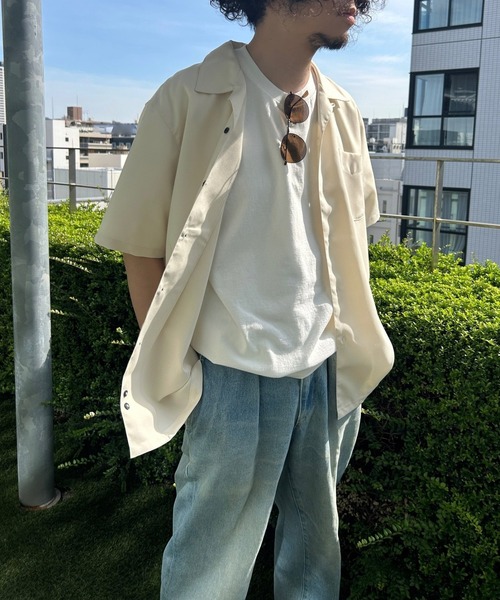 ブラウス シャツ ユニセックスシャツジャケット レディース メンズ