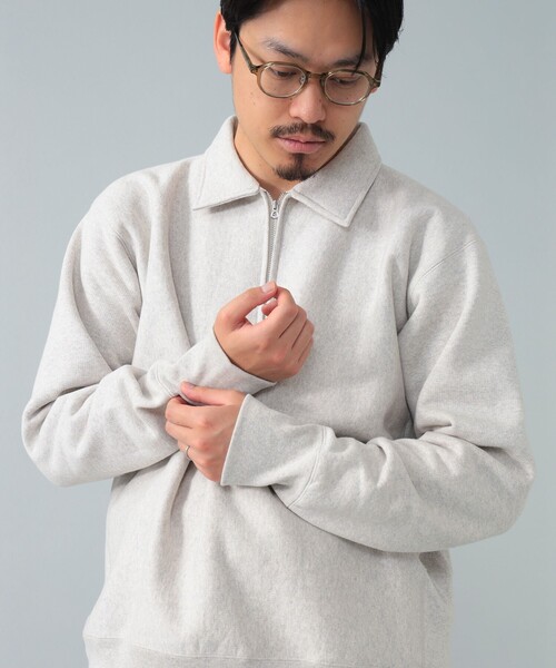 トレーナー スウェット *A VONTADE / ハーフジップ スウェット メンズの画像