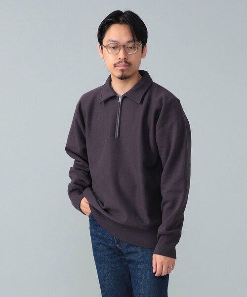 トレーナー スウェット *A VONTADE / ハーフジップ スウェット メンズの画像