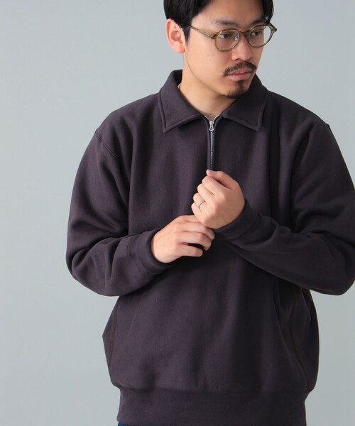 トレーナー スウェット *A VONTADE / ハーフジップ スウェット メンズの画像