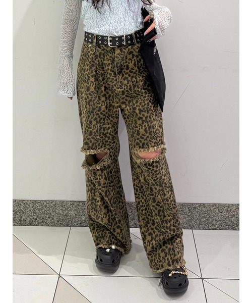jouetie（ジュエティ） パンツ パターンルーズパンツ レディース
