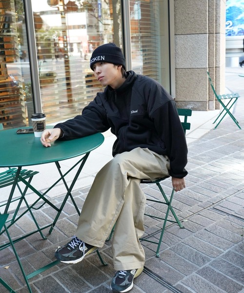 「BROKEN BASE」 ブルゾン MEDIUM ネイビー メンズ_画像5