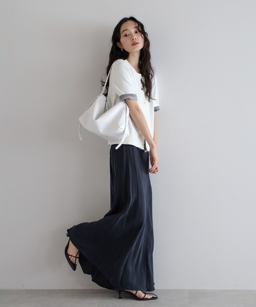 soins ミニマルショルダーバッグ ブラック soins ショルダーバッグ バッグ 「牛革」ミニマルショルダー