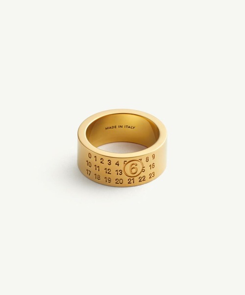 指輪・リング MM6 Maison Margiela Minimal Logo 8mm Ring MM6 指輪 リング MAISON MARGIELA Minimal Logo 8mm SM6UQ0057