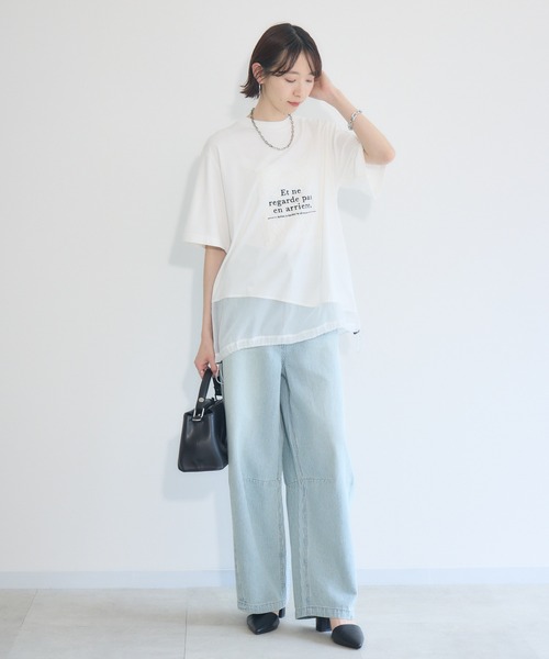 tシャツ ドライタッチコクーンプルオーバー レディース grove ニット セーター 「新色先行予約」ひんやり多機能