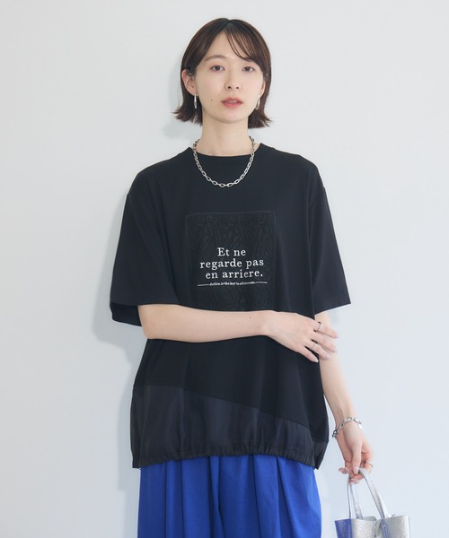 Paradise Picnic tシャツ 33℃ レースパッチドライタッチプル