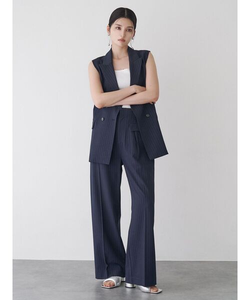 MURUA セットアップ MURUA パンツ 「セットアップ対応」パイピングポケットセンター