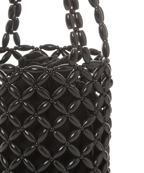 LEPSIM（レプシィム） ハンドバッグ ウッドビーズバッグ 494489