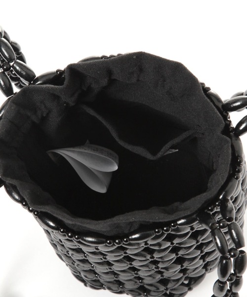 LEPSIM（レプシィム） ハンドバッグ ウッドビーズバッグ 494489