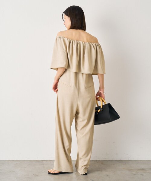女の子向けプレゼント集結 Loungedress オフショルオールインワン オールインワン ワンピース