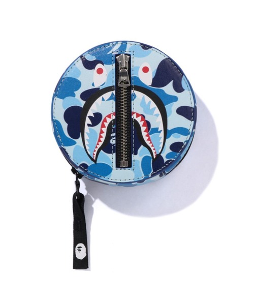 A BATHING APE コインケース ABC CAMO SHARK COIN CASE