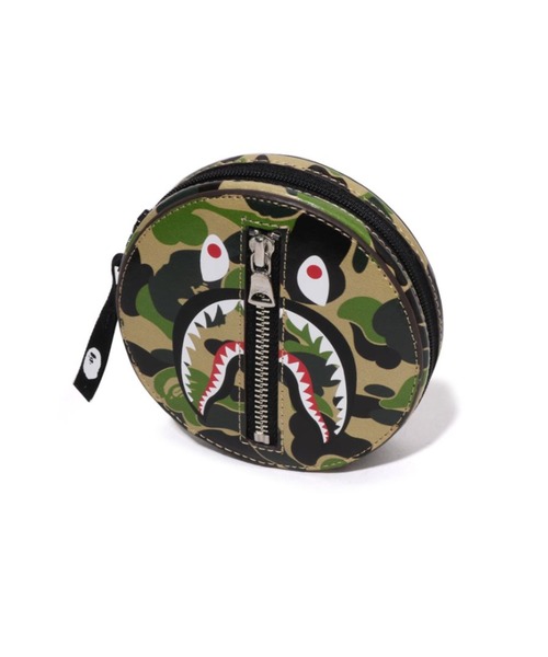 A BATHING APE コインケース ABC CAMO SHARK COIN CASE