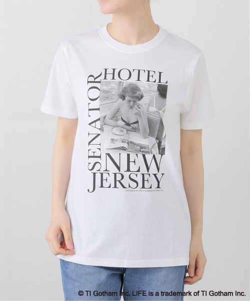 tシャツ 「洗える」GOOD ROCK SPEED/グッドロックスピード LIFE フォト Tシャツ HOTEL レディース