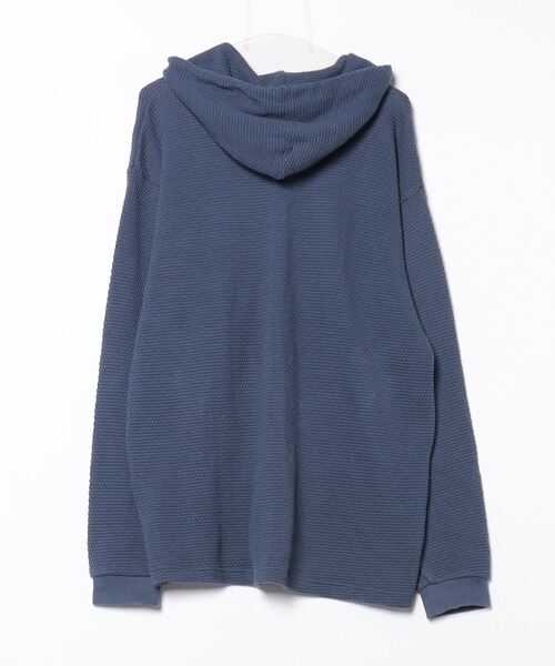 BAYFLOW - ☆超美品☆    BAYFLOW      パーカー ベイフロー BAYFLOW パーカー ブルー フード Lサイズ 1223
