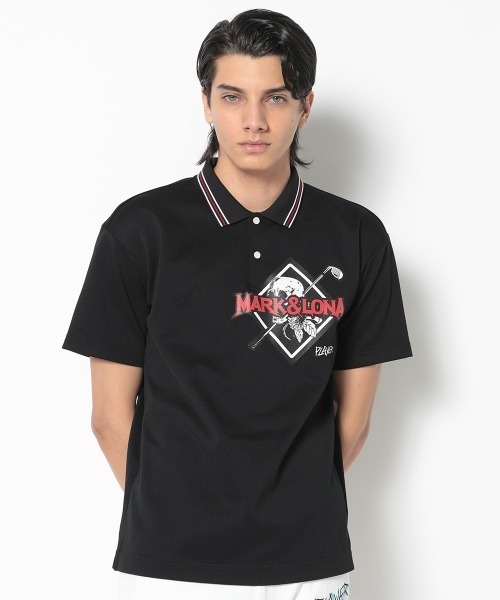 MARK&LONA（マークアンドロナ） ポロシャツ Vince Skull Iron Polo