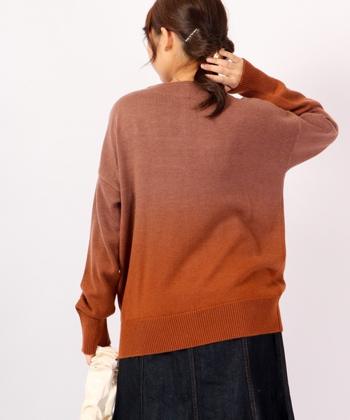 「Anna Nicola」 長袖ニット 38 キャメル レディース_画像2