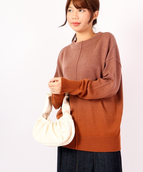 「Anna Nicola」 長袖ニット 38 キャメル レディース_画像4