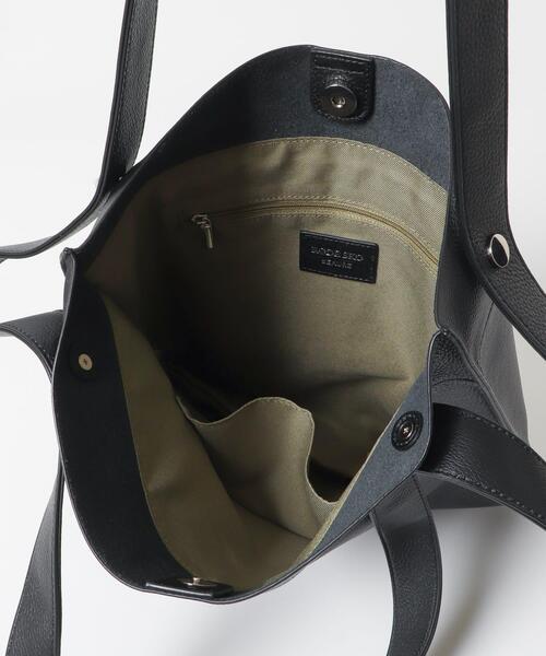 美品 BEAURE 別注 カウレザー 2WAYトートバッグ シルバー FREAK'S STORE トートバッグ BEAURE × STORE/ビュレ 別注