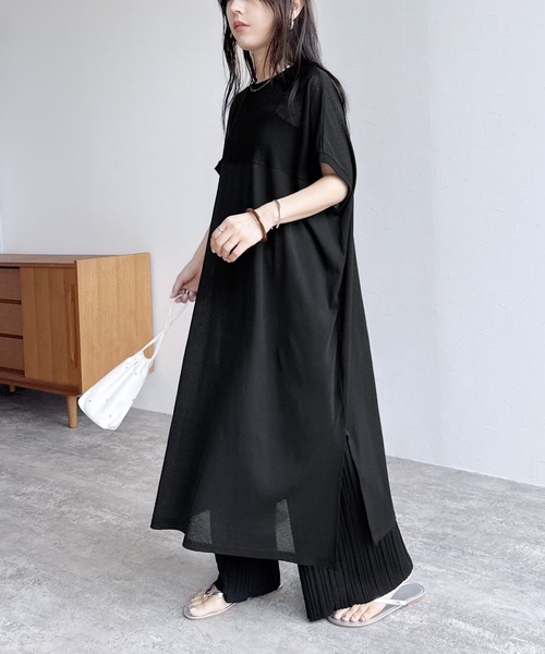 reca（レカ） ワンピース 「ZOZOTOWN限定」ヨーク切替フレンチスリーブ