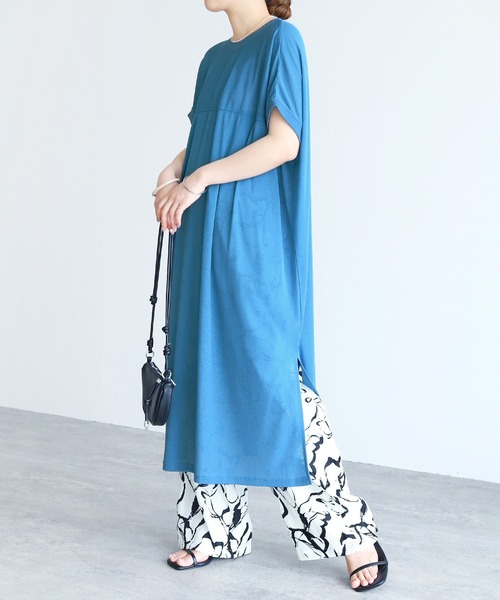 reca（レカ） ワンピース 半袖 「ZOZOTOWN限定」ヨーク切替フレンチ