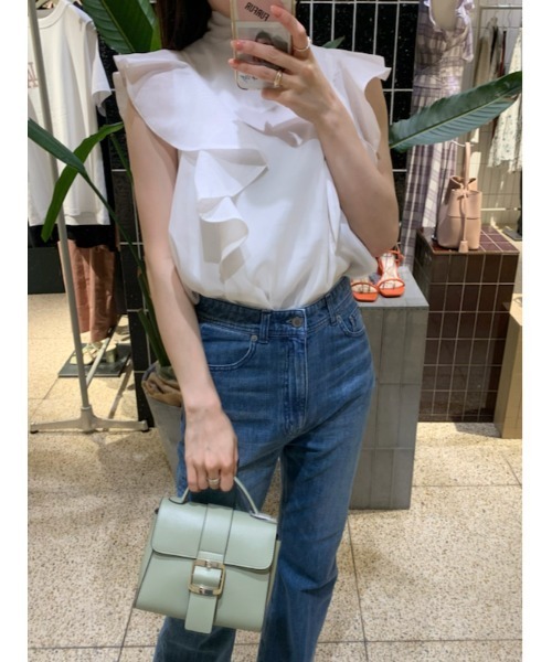 スナイデル　ノースリーブトップス SNIDEL 新作10%OFF スナイデル トップス 25春夏 Sustainableタイ