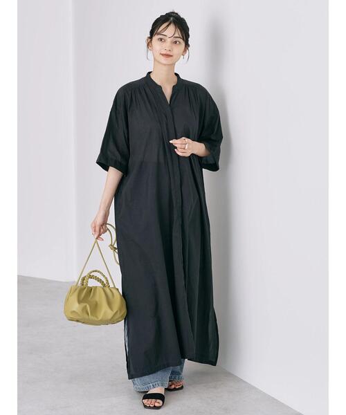 「AMERICAN HOLIC」 半袖ワンピース M ネイビー レディース_画像5
