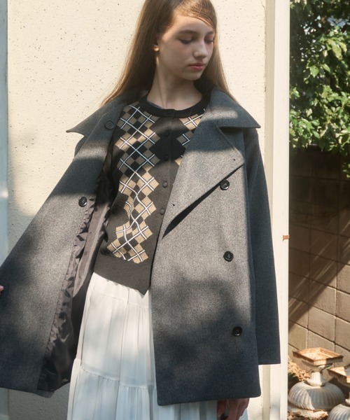 ジャケット・アウター birthdaybash STAND COLLAR PEA COAT Birthday room（バースデイルーム） ピーコート pコート スタンド