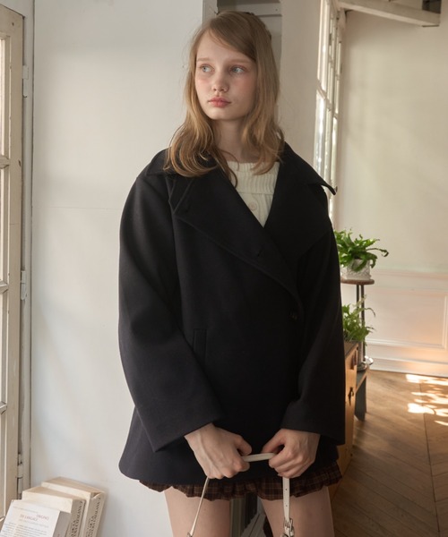 【未使用】スタンドカラー Pコート Birthday room（バースデイルーム） ピーコート pコート スタンド