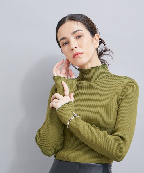 「LE CERCLE par rope'」 タートルネックニット FREE ブラック系その他 レディース_画像7