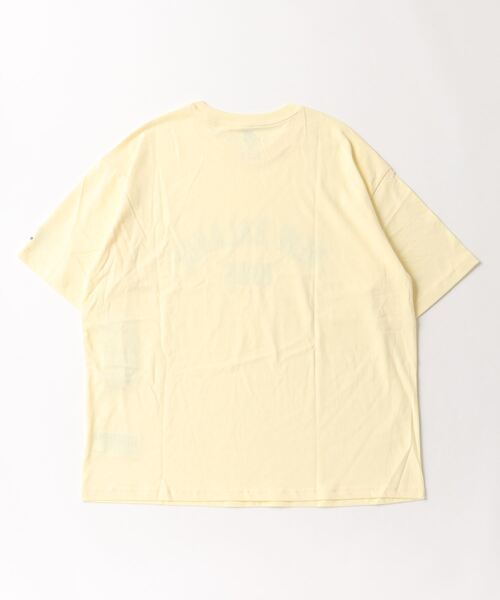 「New Balance」 半袖Tシャツ SMALL ライトイエロー レディース