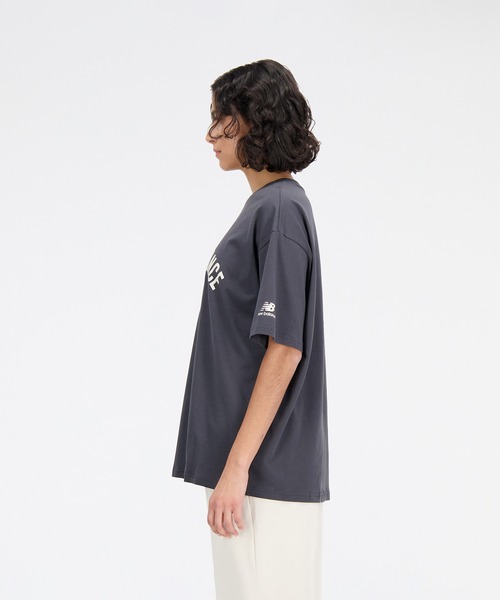 「New Balance」 半袖Tシャツ SMALL ライトイエロー レディース