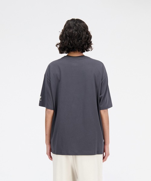 「New Balance」 半袖Tシャツ SMALL ライトイエロー レディース