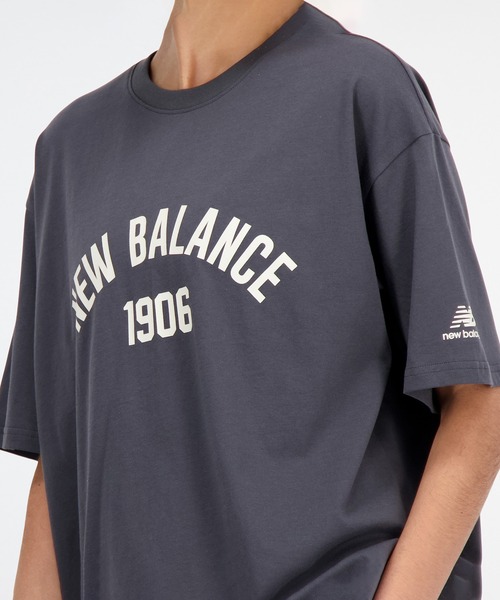 「New Balance」 半袖Tシャツ SMALL ライトイエロー レディース