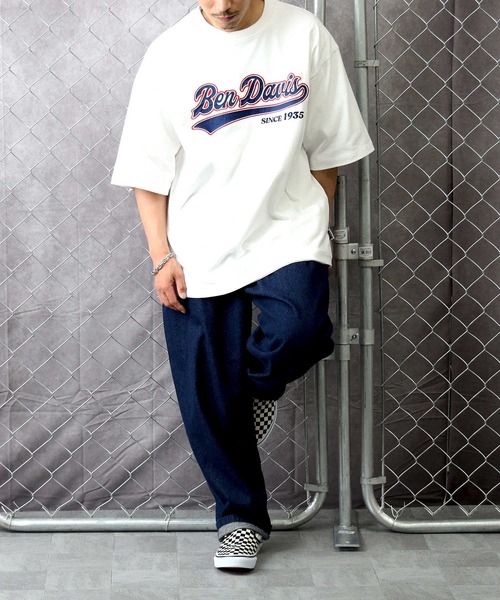 「BEN DAVIS」 半袖Tシャツ S グリーン メンズ