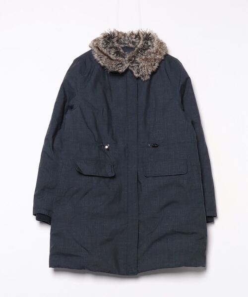 「AIGLE」 ダウンコート 40 ネイビー レディース