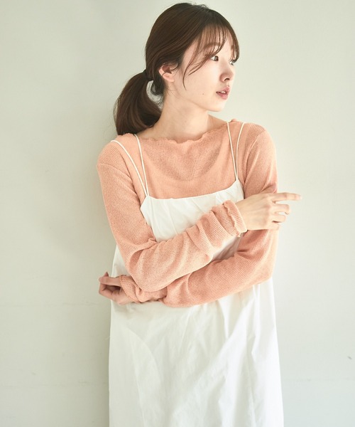 Kastane / キャミワンピース/0/ポリエステル/ベージュ/無地 Kastane（カスタネ） キャミソールワンピース 0 ベージュ レディース