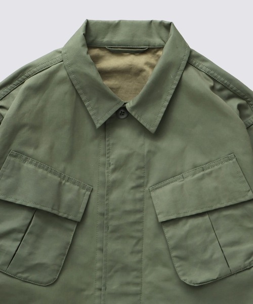 FIDELITY 「FIDELITY」 ミリタリージャケット MEDIUM カーキ メンズ