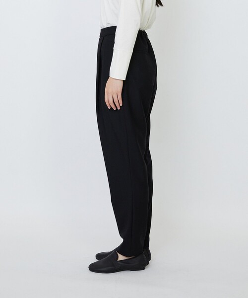 LOISIR パンツ ウール混ツイルストレッチジョッパーズパンツ