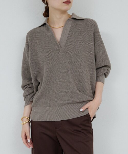 GALLARDAGALANTE ニット セーター 「HERITANOVUM」ワッフルスッキパー