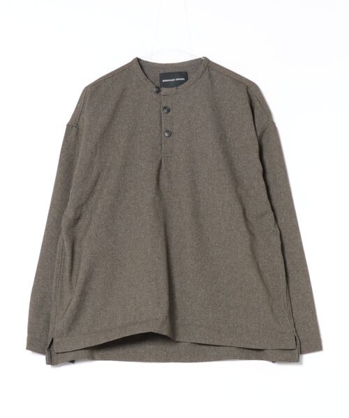 NO WAY ヘンリーネック tシャツ /HIROYUKI OBARA/ヘンリーネックシャツ