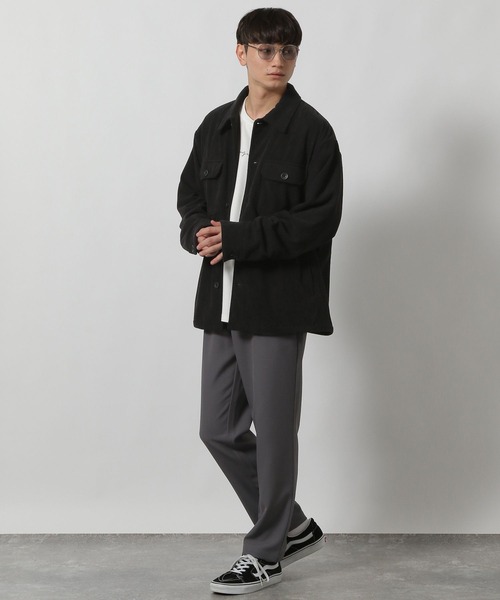 LAKOLE（ラコレ） シャツ 「セットアップ可」コーデュロイCPOシャツ