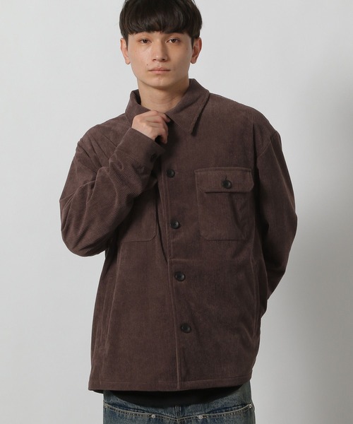 LAKOLE（ラコレ） シャツ 「セットアップ可」コーデュロイCPOシャツ